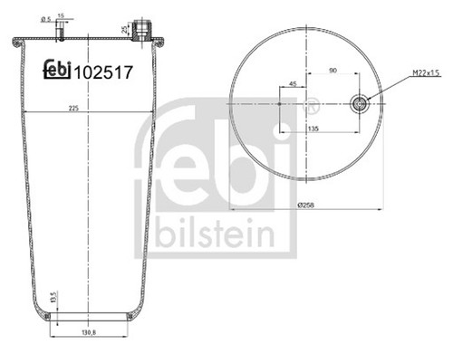 Febi bilstein federbalg - bilstein,