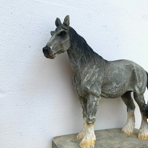 Vintage resin auenland - resin, pferd