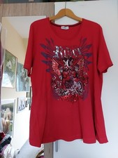 Shirt Ulla Popken Gr 50 52 Rot