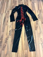 Lycra Ganzanzug, Catsuit mit Schnürung , Overall, Gr. S . top!