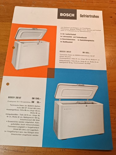 Prospekt bosch gefriertruhen - prospekt,