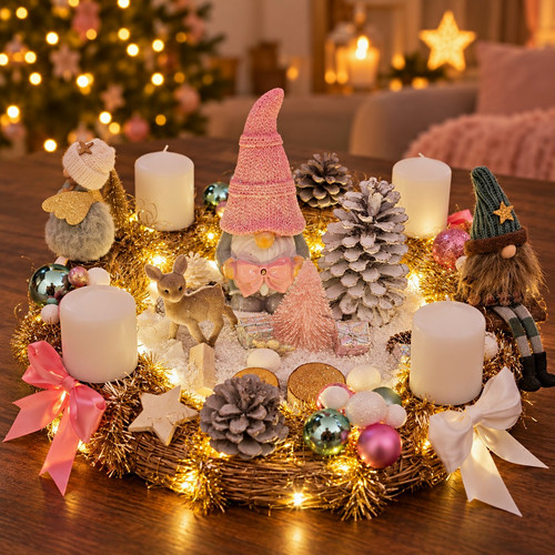 Adventskranz tischkranz - adventskranz,