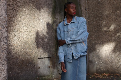 Vintage 90er denim jacke - vintage,