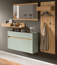 Garderobe Set Salbei Eiche
