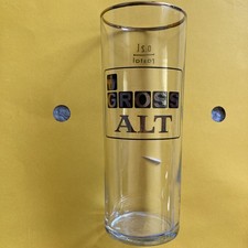 1 Bierglas, Stange, Altbier, Gross Alt, Riegelsberg/Saar, Bier, Brauerei