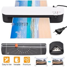 Laminiergerät A4 A5 A6 Fotos Laminiermaschine Kalt Heiß Laminator Laminierset DE