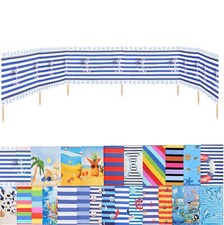Ladeheid Windschutz Sichtschutz Sonnenschutz für Strand Garten See Meer 10m