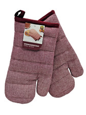 Topfhandschuhe Ofenhandschuhe 2x Backhandschuhe Küchenhandschuhe Herd Grill