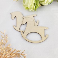 Holz PferdDIY Dekoration