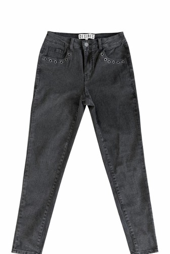 Damen jeans grau skinny - damen,