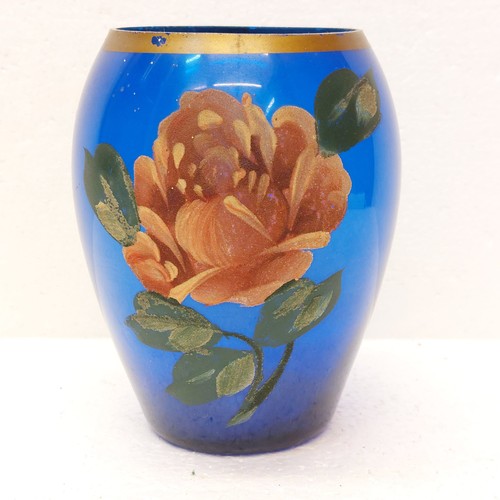 41872 alte blaue glasvase - x-41872 alte,