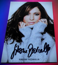 Simone Thomalla - Deutsche Schauspielerin - Karte mit Original-Autogramm - Super