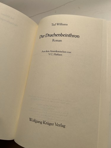 Der drachenbeinthron von - von, tad