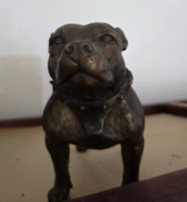 Bronze Skulptur Statue Hund