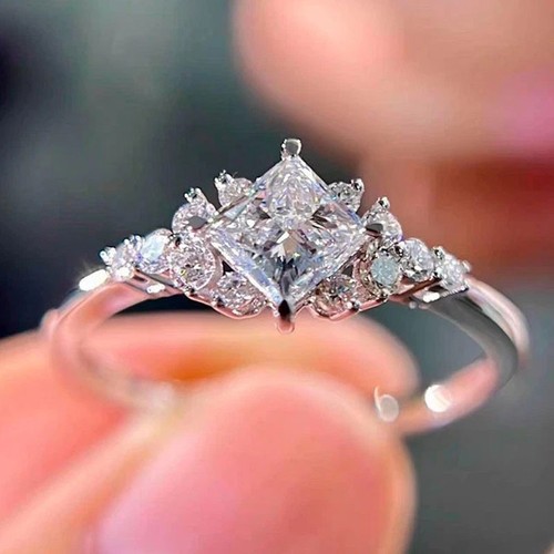 Prinzessin diamant solitär - diamant,