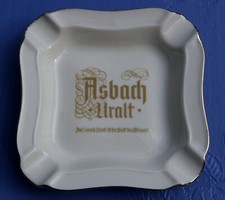 Aschenbecher ALT mit Schrift  Asbach Uralt...  von  HEINRICH sehr guter Zustand