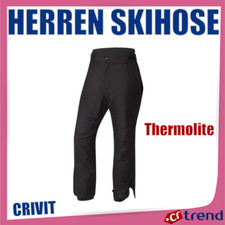 CRIVIT Herren Skihose Thermolite wasserdicht winddicht atmungsaktiv Gr. 54 Black