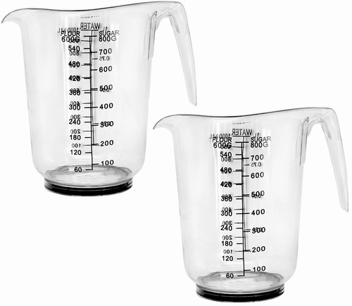 Messbecher 2er set - messbecher, meßbecher