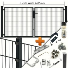 Doppelstabmattenzaun SET inkl