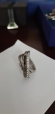 Damen Silberring mit Steinen (Zirkone oder kleine Diamanten) von Emporio Armani 