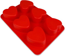 Muffinform mit Herzen - 27 x