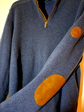 Original Mercedes-Benz winddichter dunkelblauer Pullover für Herren in Gr. XL