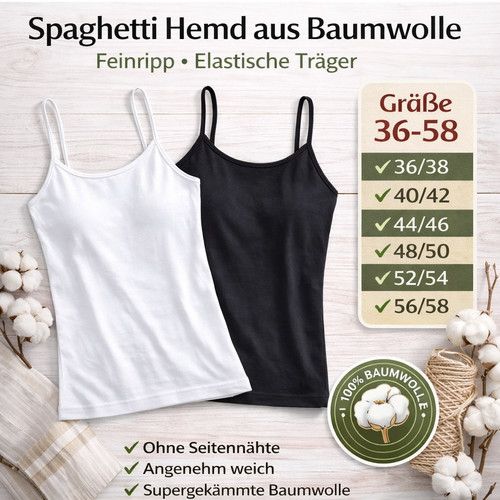 Stück damen unterhemd - 2, 4