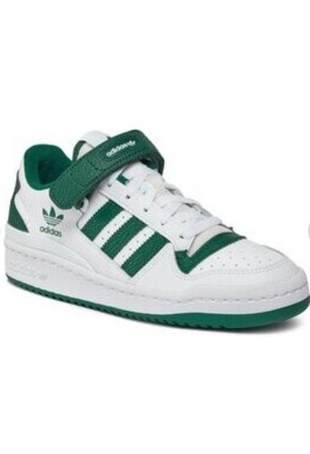 Adidas forum low - low, grün/weiß