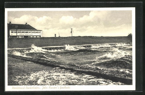 Ansichtskarte norderhafen - ansichtskarte,