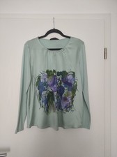 Langarmshirt, Vorn Seide