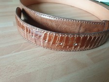 Reptile s House Ostrich  Gürtel Gr.95 Braun ohne Schnalle Breite 4cm
