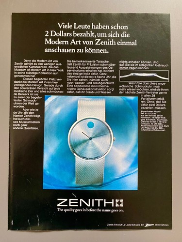 Zenith modern art movado - modern,