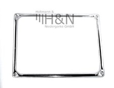 Rahmen für Nummernschild INOX