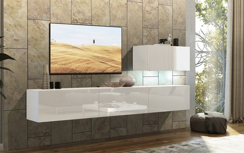 Moderne wohnwand schrankwand - moderne,