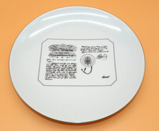 Wandteller 24,5 cm von KPM  Botschaft Kaiser Wilhelm