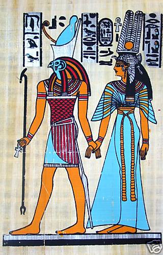 ägypten papyrus bild - papyrus-bild, 30x40