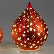 LED Dekoobjekt Tropfen RED