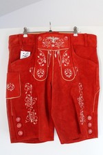 Herren Lederhose Trachtenhose Aus Echtem Wildleder Größe 50 NEU