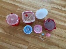 Mikrowellengeschirr Reiskocher Dampfgarer Sieb Schälchen 9 Teile