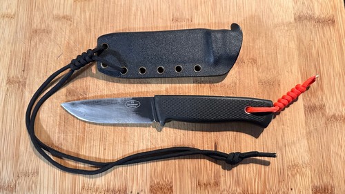 Fällkniven vg10 schwarzer - vg10,