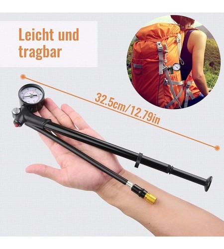 Mini fahrradpumpe 300 psi - fahrradpumpe,