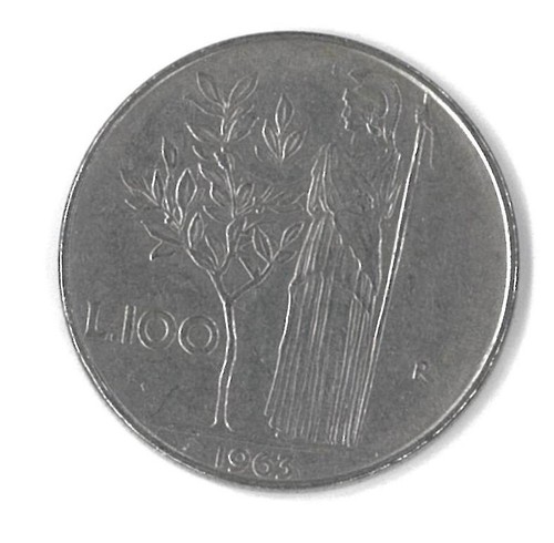100 lire münze italien 1963 - münze,