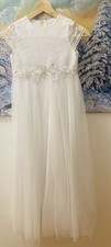 Lilly Kommunion Kleid weiß Gr 134