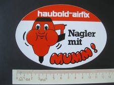 haubold-airfix Nagler mit MUMM! Sticker Aufkleber Reklame