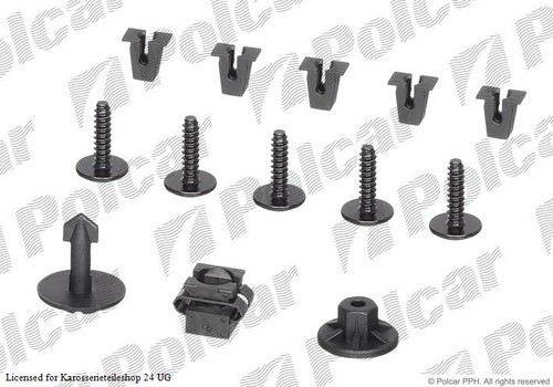 Radhausschale clips set für - radhausschale,