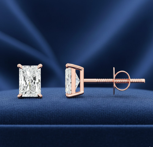 Strahlende diamant ohrringe - diamant,