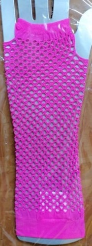 Lange netzhandschuhe pink - lange,