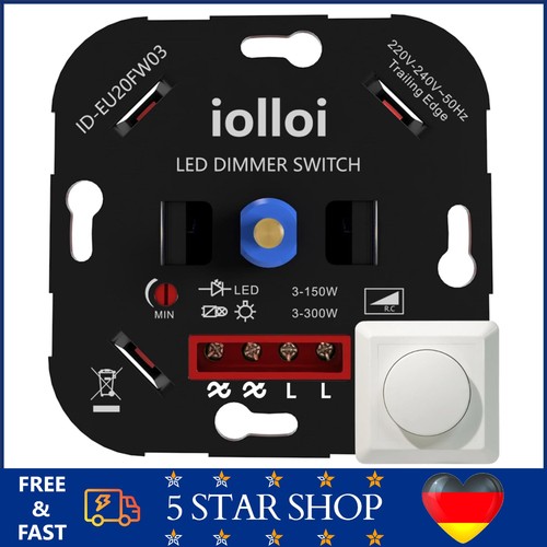 Led dimmer schalter unterputz - dimmer,