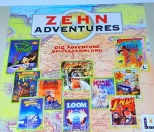10 ZEHN ADVENTURES LUCASARTS  Monkey Tentacle usw. alle DEUTSCH 