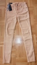 Nina Carter Hose *Skinny Fit* Beige/Senf *Gr. 40 *Neu mit Etikett 